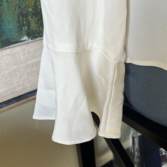 Vintage Silk Cream Blouse - Picture 9 of 9